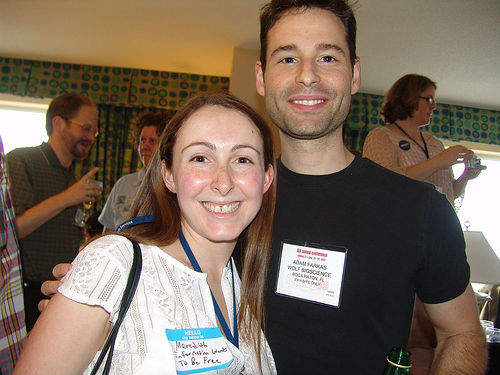 Me and Adam at the Blogger Soiree