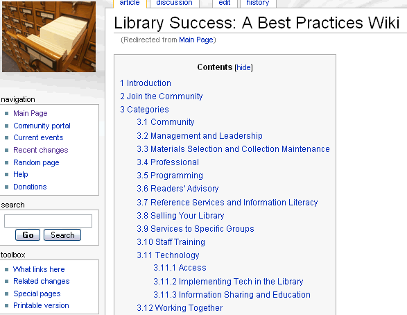 Library Success Wiki