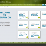 Library DIY: Unmediated point-of-need support