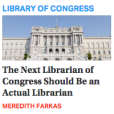 The Next Librarian of Congress?